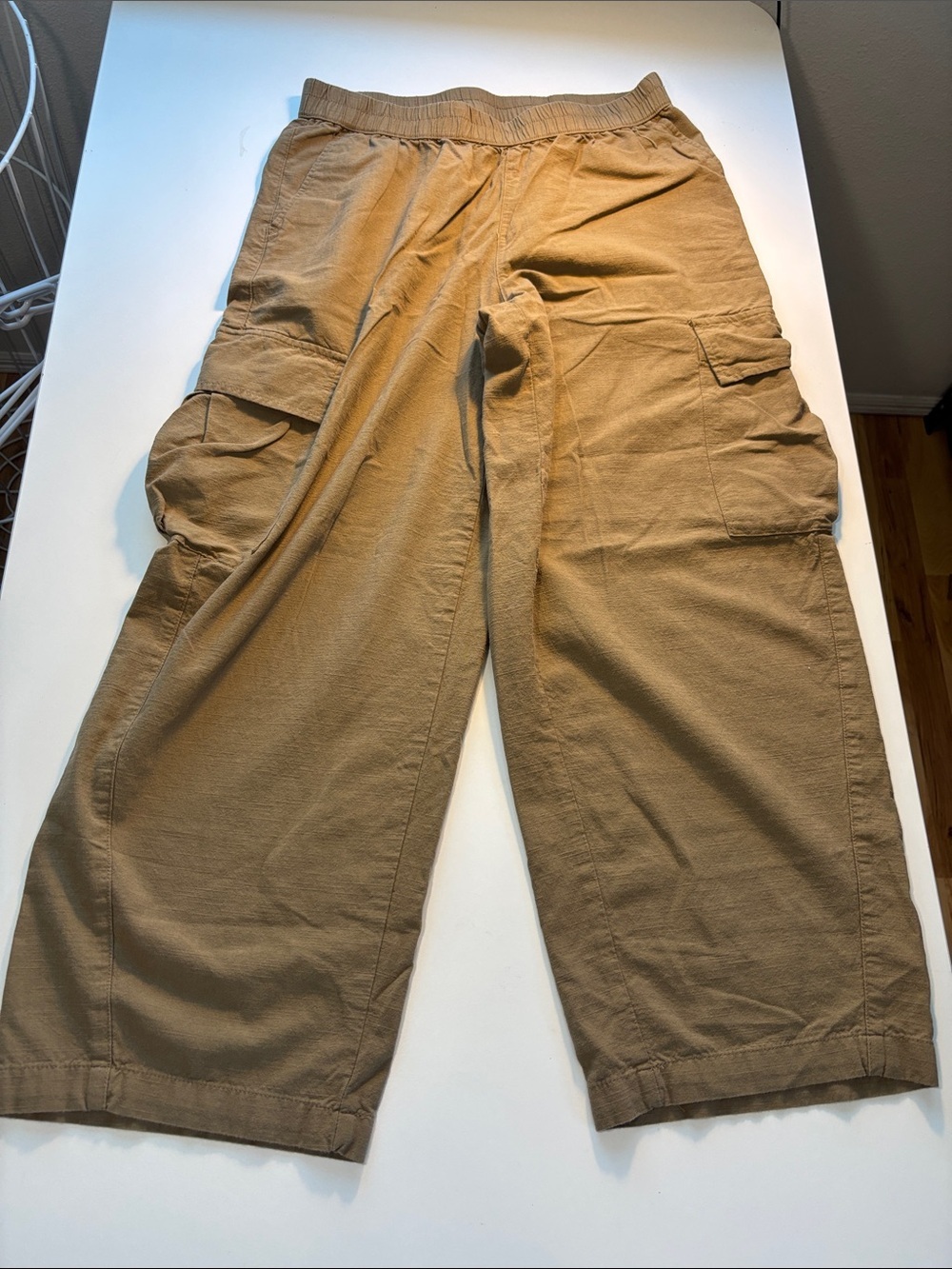 Universal Thread Wide-Leg Cargo Pants in Tan -544sku